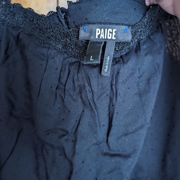 PAIGE Amity dress black size L - Picture 4 of 4